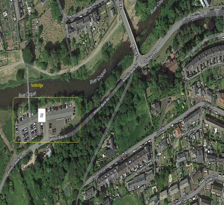 Rothbury from the air